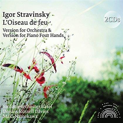 Sinfonieorchester Basel, Igor Strawinsky (1882-1971), Dennis Russell Davies & Maki Namekawa - L'oiseau De Feu (Orchestral And Piano Version) (2 CDs)
