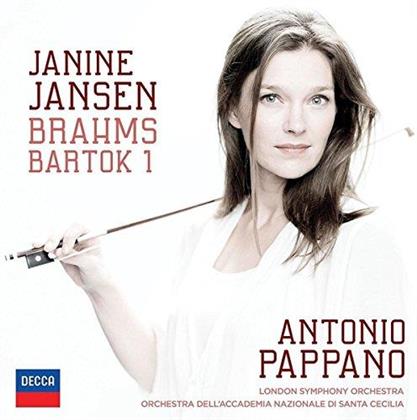 Béla Bartók (1881-1945), Johannes Brahms (1833-1897), Sir Antonio Pappano & Janine Jansen - Violin Concertos (2 CDs)