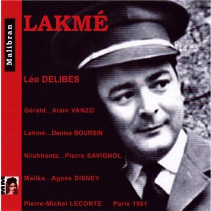 Alain Vanzo, Denise Boursin, Pierre Savignol, Agnes Disney, Léo Delibes (1836-1891), … - Lakmé - Paris 1961 (2 CDs)