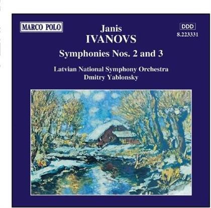 Janis Ivanovs, Dmitry Yablonsky & Latvian National Symphony Orchestra - Symphonies No.2 & 3