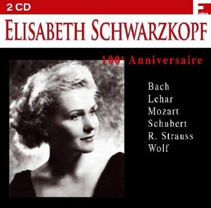 Elisabeth Schwarzkopf, Johann Sebastian Bach (1685-1750), Franz Lehar (1870-1948), Wolfgang Amadeus Mozart (1756-1791), … - 100me Anniversaire (2 CDs)