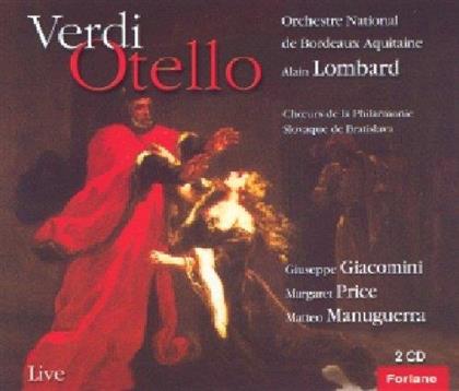 Giuseppe Giacomini, Dame Margaret Price, Matteo Manuguerra, Dino di Domenico, Alain Gabriel, … - Otello (2 CDs)
