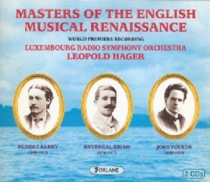 Leopold Hager & Luxembourg Radio Symphony Orchestra - Masters Of The English Musical Renaissance (2 CDs)