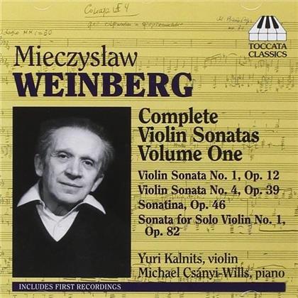 Yuri Kalnits & Mieczyslaw Weinberg (1919-1996) - Complete Violin Sonatas Vol.1