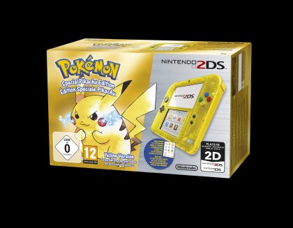 2DS Gelb Transparent + Pokemon Gelbe Edition: Special Pikachu Edition