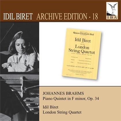 Idil Biret, London String Quartet & Johannes Brahms (1833-1897) - Archive Vol.18: Piano Quintet