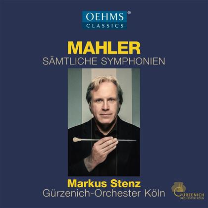 Gustav Mahler (1860-1911), Markus Stenz & Gürzenichorchester Köln - Sämtliche Symphonien (13 CDs)