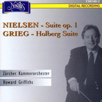 Carl August Nielsen (1865-1931), Edvard Grieg (1843-1907), Howard Griffiths & Zürcher Kammerorchester - Nielsen - Suite op. 1, Grieg - Holberg Suite