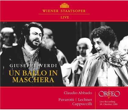 Luciano Pavarotti, Piero Cappuccilli, Gabriele Lechner, Giuseppe Verdi (1813-1901) & Claudio Abbado - Un Ballo In Maschera - Wiener Staatsoper Wiener Live (2 CDs)