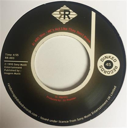 Krs-One - MC's Act Like They Don't Know - 7 Inch (7" Single)