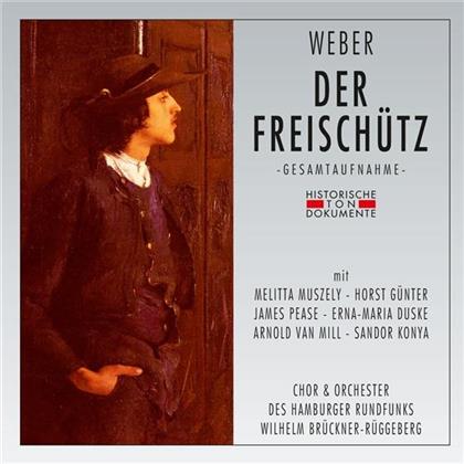 Carl Maria von Weber (1786-1826), Melitta Muszely, Horst Günter (1913-2013), James Pease, … - Der Freischütz - Hamburg 1960 (2 CDs)