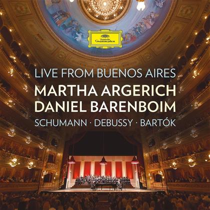 Martha Argerich, Béla Bartók (1881-1945), Claude Debussy (1862-1918), Robert Schumann (1810-1856) & Daniel Barenboim - Live From Buenos Aires