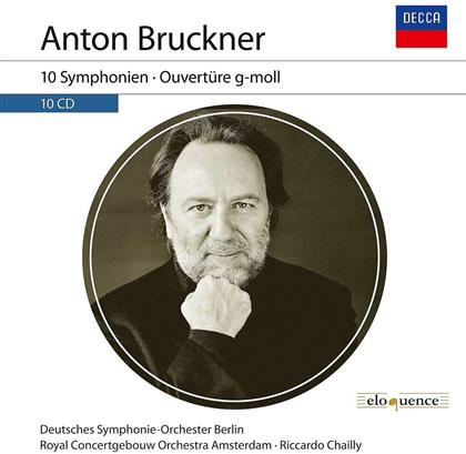 Riccardo Chailly & Anton Bruckner (1824-1896) - 10 Symphonien / Ouvertüre G-Moll (10 CDs)