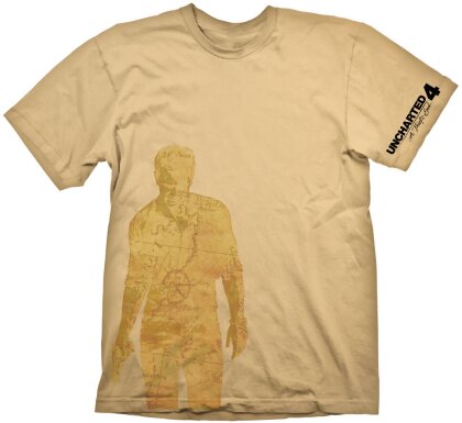 Uncharted 4: Nathan Drake's Map - T-Shirt [L]
