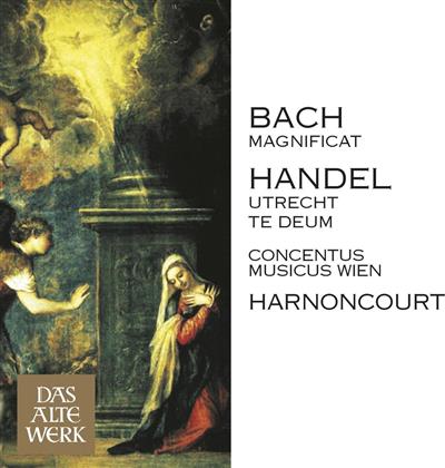 Johann Sebastian Bach (1685-1750), Georg Friedrich Händel (1685-1759), Nikolaus Harnoncourt & Concentus Musicus Wien - Bach - Magnificat / Händel - Utrecht, Te Deum