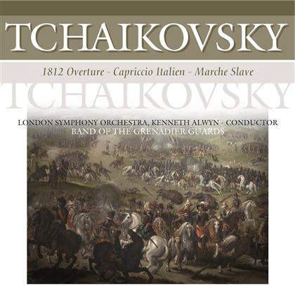 Peter Iljitsch Tschaikowsky (1840-1893), Kenneth Alwyn, The London Symphony Orchestra & Band of the Grenadier Guards - 1812 Overture - Capriccio Italien - Marche Slave (LP)
