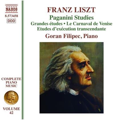 Goran Filipec & Franz Liszt (1811-1886) - Piano Mus 42: Paganini Studies