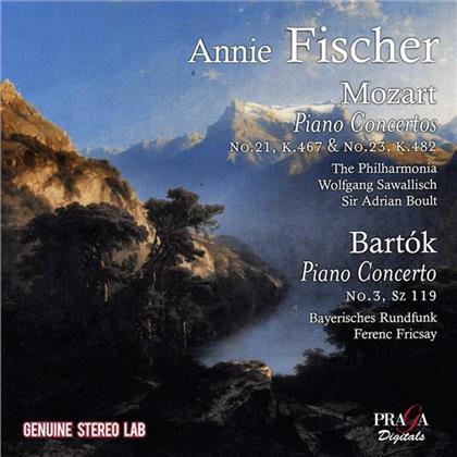 Annie Fischer, Wolfgang Amadeus Mozart (1756-1791), Béla Bartók (1881-1945), Sir Adrian Boult, … - Piano Concertos