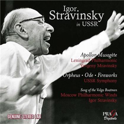Igor Strawinsky (1882-1971), Evgeny Mrawinsky & Igor Strawinsky (1882-1971) - Igor Stravinsky In Ussr - Apollon Musagete, Orpheus, Ode, Fireworks, Song Of The Wolga Boatmen