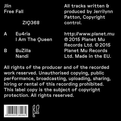 Jlin - Free Fall EP (12" Maxi)