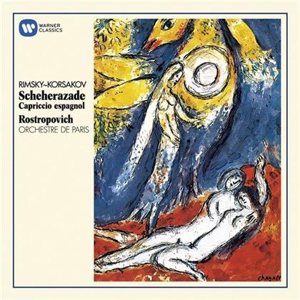 Mstislav Rostropovitsch, Nikolai Rimsky-Korssakoff (1844-1908), Luben Yordanoff & Orchestre de Paris - Scheherazade & Capriccio Espagnol