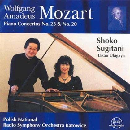 Wolfgang Amadeus Mozart (1756-1791), Takao Ukigaya, Shoko Sugitani & Polish National Radio Symphony Orchestra - Klavierkonzerte Nrn.20 U.23