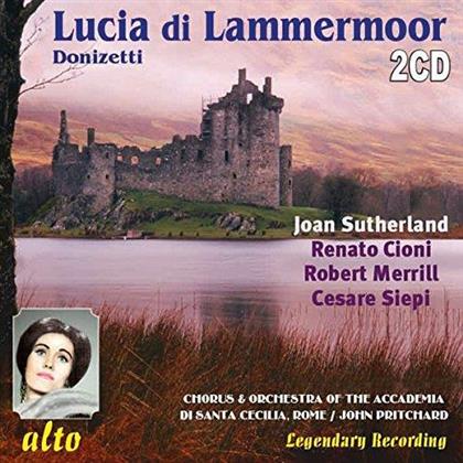 Dame Joan Sutherland, Renato Cioni, Robert Merrill, Cesare Siepi, Kenneth Macdonald, … - Lucia Di Lammermoor (2 CDs)