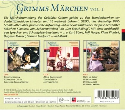 Gebrüder Grimm - Grimms Märchen Box 1 (3 CDs)
