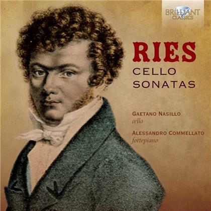 Ferdinand Ries, Gaetano Nasillo & Alessandro Commellato - Cello Sonatas