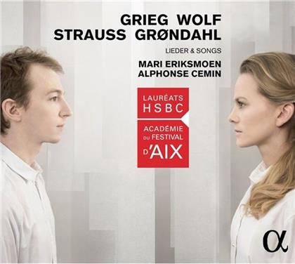 Edvard Grieg (1843-1907), Hugo Wolf (1860-1903), Richard Strauss (1864-1949), Agathe Backer-Gröndahl, … - Lieder & Songs - Laureats HSBC - Academie Du Festival D'Aix