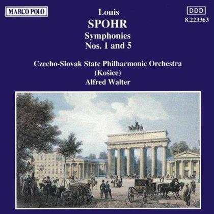 Louis Spohr (1784-1859), Alfred Walter & Czecho-Slovak State Philharmonic Orchestra - Symphonies Nos 1 & 5