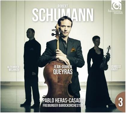 Robert Schumann (1810-1856), Pablo Heras-Casado, Isabelle Faust, Jean-Guihen Queyras, Alexander Melnikov, … - Cello Concerto Op.129 / Piano Trio (CD + DVD)