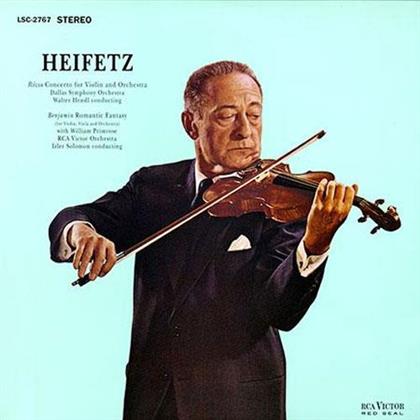 Jascha Heifetz, Miklós Rózsa (1907-1995) & Arthur Benjamin (1893-1960) - Violinkonzerte (LP)