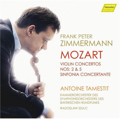 Wolfgang Amadeus Mozart (1756-1791) & Frank Peter Zimmermann - Violin Concertos 2 & 5 - Sinfonia Concertante K364