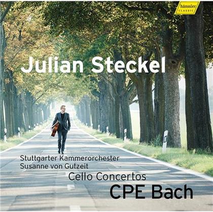 Carl Philipp Emanuel Bach (1714-1788), Susanne von Gutzeit, Julian Steckel & Stuttgarter Kammerorchester - Cello Concertos Wq. 170, 171, 172