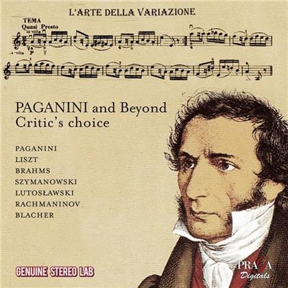 Divers - Paganinin And Beyond - Critics Choice / L'arte De La Variazione