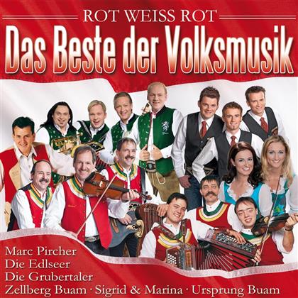 Das Beste Der Volksmusik - Various - Rot (2 CDs)
