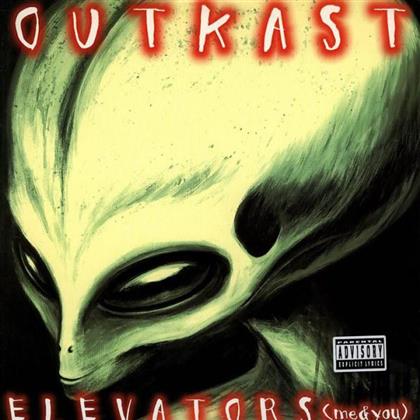 Outkast - Elevators (Me & You) - 10 Inch/RSD 2016 - Glow In The Dark Alien Green Vinyl (10" Maxi)