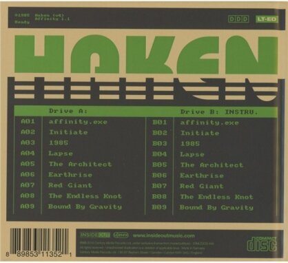 Haken - Affinity - US Digipack Edition (2 CDs)