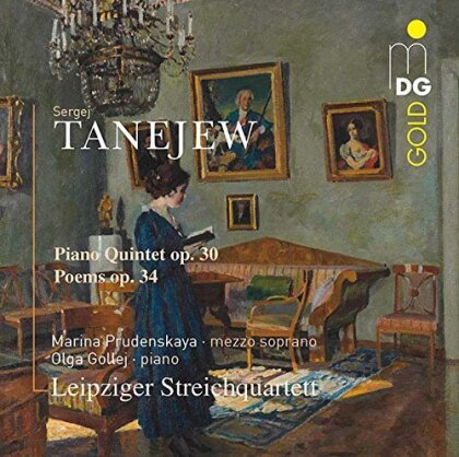 Sergej Iwanowitsch Tanejew (1856-1915), Marina Prudenskaya & Leipziger Streichquartett - Piano Quintet - Poems