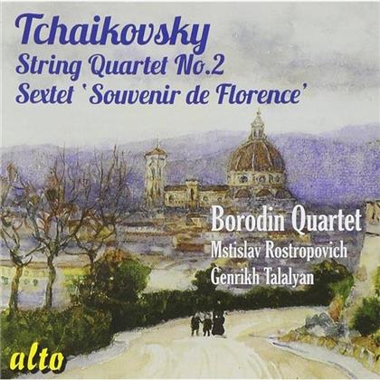 Borodin Quartet, Peter Iljitsch Tschaikowsky (1840-1893), Genrikh Talalyan & Mstislav Rostropovitsch - String Quartet No. 2 - Souvenir De Florence