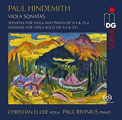 Paul Hindemith (1895-1963), Christian Euler & Paul Rivinius - Viola Sonatas (SACD)