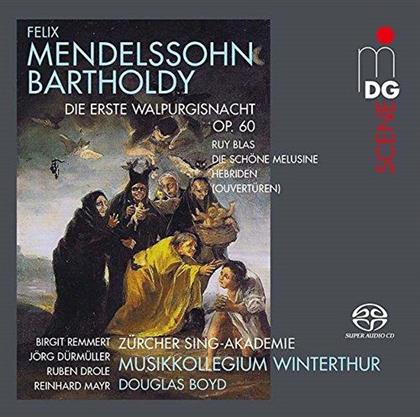 Felix Mendelssohn-Bartholdy (1809-1847), Zürcher Sing Akademie & Musikkollegium Winterthur - Die Erste Walpurgisnacht Op. 60 - Ouvertüren (SACD)