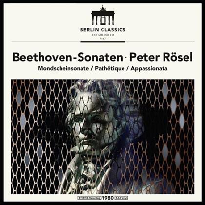 Peter Rösel & Ludwig van Beethoven (1770-1827) - Klaviersonaten (LP)