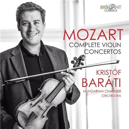 Wolfgang Amadeus Mozart (1756-1791), Kristóf Baráti, Kristóf Baráti & Hungarian Chamber Orchestra - Complete Violin Concertos (2 CDs)