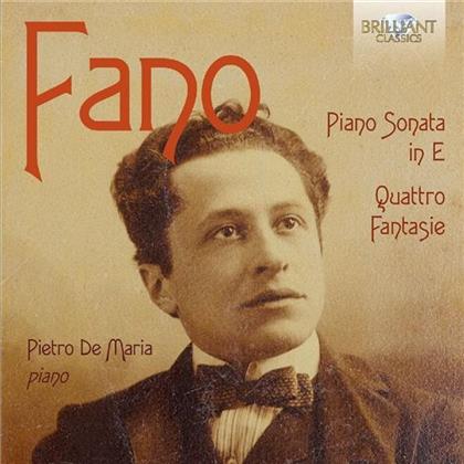 Fano & Pietro De Maria - Piano Sonata In E - Quattro Fantasie