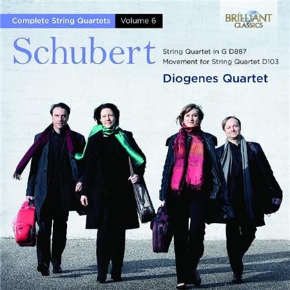 Diogenes Quartet & Franz Schubert (1797-1828) - String Quartets Vol.6 - String Quartet In G D887, Movement For String Quartet D103
