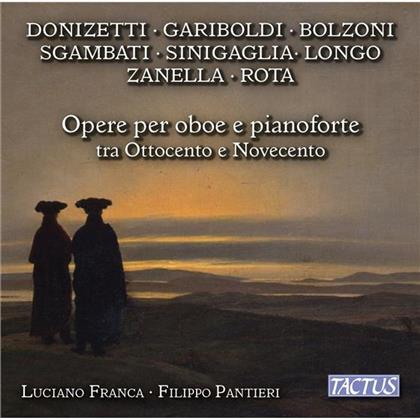 Leone Sinigaglia (1868-1944), Giovanni Bolzoni (1841-1919), G. Gariboldi, Gaetano Donizetti (1797-1848), Giovanni Sgambati (1841-1914), … - Opere Per Oboe E Pianoforte