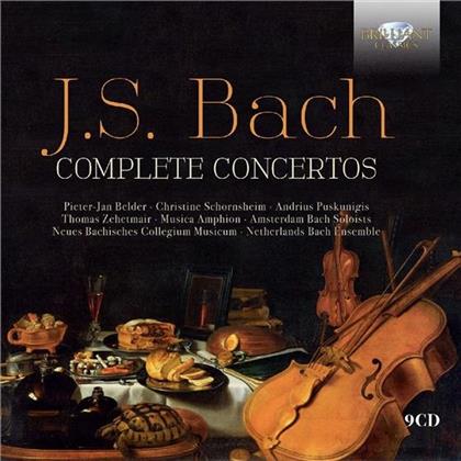 Pieter-Jan Belder, Christine Schornsheim, Andrius Puskunigis, Thomas Zehetmair, … - Complete Concertos (9 CDs)