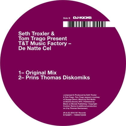 Seth Troxler & Tom Trago - Dj-Kicks - De Natte Cel (LP)